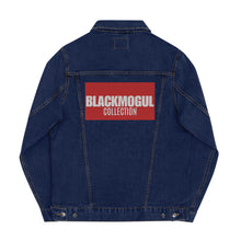 Load image into Gallery viewer, Black Mogul Supreme Unisex denim jacket
