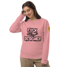 Load image into Gallery viewer, FXCK DESIGNER Unisex eco sweatshirt
