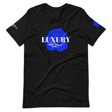 Load image into Gallery viewer, Black Mogul Luxury Blue Roses Short-Sleeve Unisex T-Shirt

