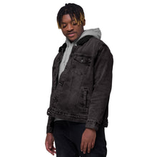 Load image into Gallery viewer, Black Mogul Supreme Unisex denim sherpa jacket
