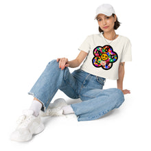 Load image into Gallery viewer, Flower Bomb Women’s crop top

