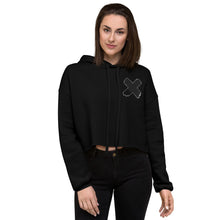 Load image into Gallery viewer, Black-Out Mogul Friday Crop Hoodie
