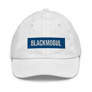 Black Mogul Blue Roses Youth baseball cap